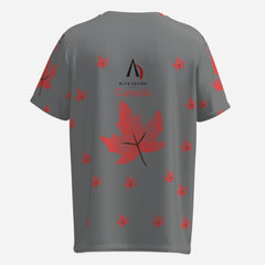 All-Over Print Men's O Neck T-Shirt-Reinforced Neckline