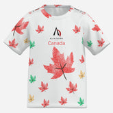 All-Over Print Kids Causal Short Sleeve T-Shirt-Imitation Cotton 170 GSM