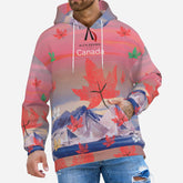 All-Over Print Men's Hoodie with Pocket-Air Layer 200 GSM