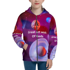 Teen Zip Up Hoodie (Without Cord) Customized Services ALFA 77732 ALFA 88830