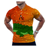 Button Polo Shirts for Men Slim Fit