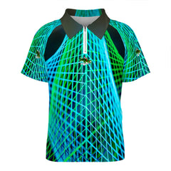 Zip Polo Shirts for Men Relaxed Fit ALFA 12123 ALFA 12124