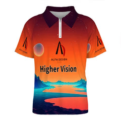 Zip Polo Shirts for Men Relaxed Fit ALFA 99986 ALFA RRR20 ALFA RRR16 ALFA RRR15 ALFA 12123 ALFA 12124