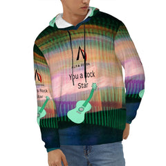 Mens Hoodie with Pockets Customized Services ALFA 99991 ALFA ROCK STAR