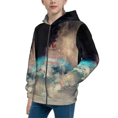 Teen Zip Up Hoodie (Without Cord) Customized Services ALFA 33334 ALFA 33333