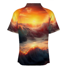 Zip Polo Shirts for Men Relaxed Fit