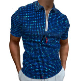 Zip Polo Shirts for Men Slim Fit ALFA K 32 ALFA Z 22 ALFA 719