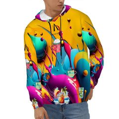 Mens Hoodie with Pockets Customized Services ALFA 333349