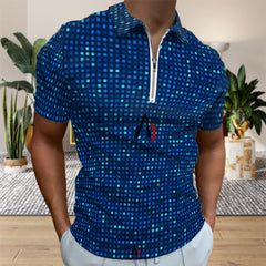 Zip Polo Shirts for Men Slim Fit ALFA K 32 ALFA Z 22 ALFA 719