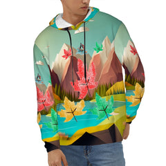 Mens Hoodie with Pockets Customized Services ALFA RRR26 ALFA RRR16 ALFA RRR15