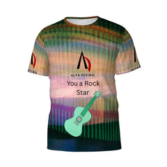 Men's ShortSleeve TShirt Customized Services ALFA 99991 ALFA ROCK STAR
