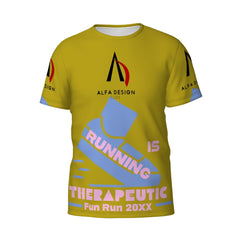 Men's ShortSleeve TShirt Customized Services ALFA RUN GOOD ALFA 3337