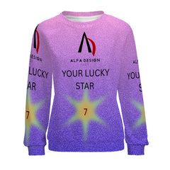 Raglan Crewneck Sweatshirts Women ALFA 777 8