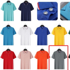 Collar Quick Drying Pure Cotton Workwear Polo Shirt
