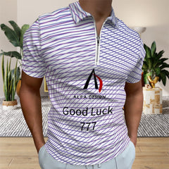 Zip Polo Shirts for Men Slim Fit ALFA 99982 ALFA 99981 ALFA 99975