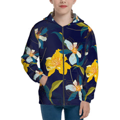 Teen Zip Up Hoodie (Without Cord) Customized Services