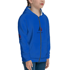 Teen Zip Up Hoodie (Without Cord) Customized Services