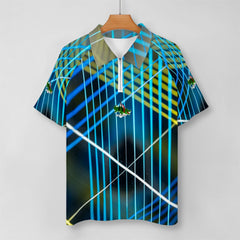 Zip Polo Shirts for Men Relaxed Fit ALFA 12123