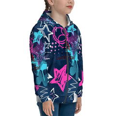 Teen Zip Up Hoodie (Without Cord) Customized Services ALFA 99987 ALFA ROCK STAR ALFA 4428 ALFA 33334 ALFA 33333