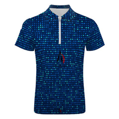 Zip Polo Shirts for Men Slim Fit ALFA    K  32 ALFA   Z   22  ALFA   719