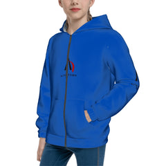 Teen Zip Up Hoodie (Without Cord) Customized Services