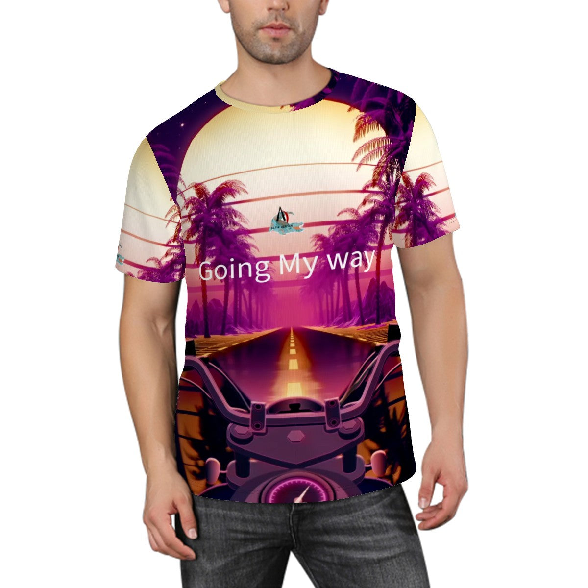 Men's ShortSleeve TShirt Customized Services ALFA   555541