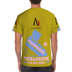 Men's ShortSleeve TShirt Customized Services ALFA   RUN GOOD  ALFA   3337