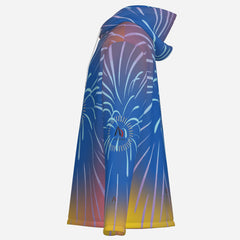 All-Over Men's Athletic Hoodie-Bird's Eye 160 GSM