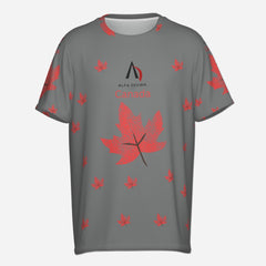 All-Over Print Men's O Neck T-Shirt-Reinforced Neckline