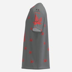 All-Over Print Men's O Neck T-Shirt-Reinforced Neckline