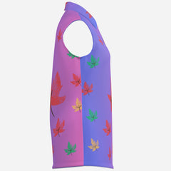 All-Over Print Women's Tank Top POLO Neck-Mi Tong Mesh 140 GSM