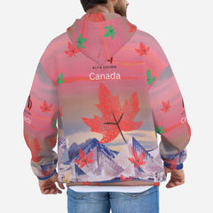 All-Over Print Men's Hoodie with Pocket-Air Layer 200 GSM