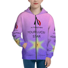 Teen Zip Up Hoodie (Without Cord) Customized Services ALFA   777   8