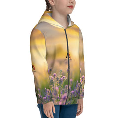 Teen Zip Up Hoodie (Without Cord) Customized Services