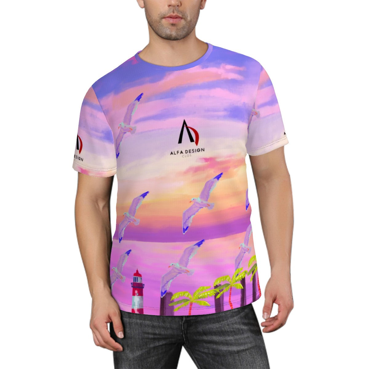 Men's ShortSleeve TShirt Customized Services ALFA   CC32 ALFA   CC33