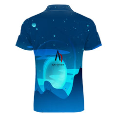 Zip Polo Shirts for Men Slim Fit ALFA   Z   22  ALFA   719