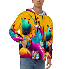 Mens Hoodie with Pockets Customized Services ALFA   333349