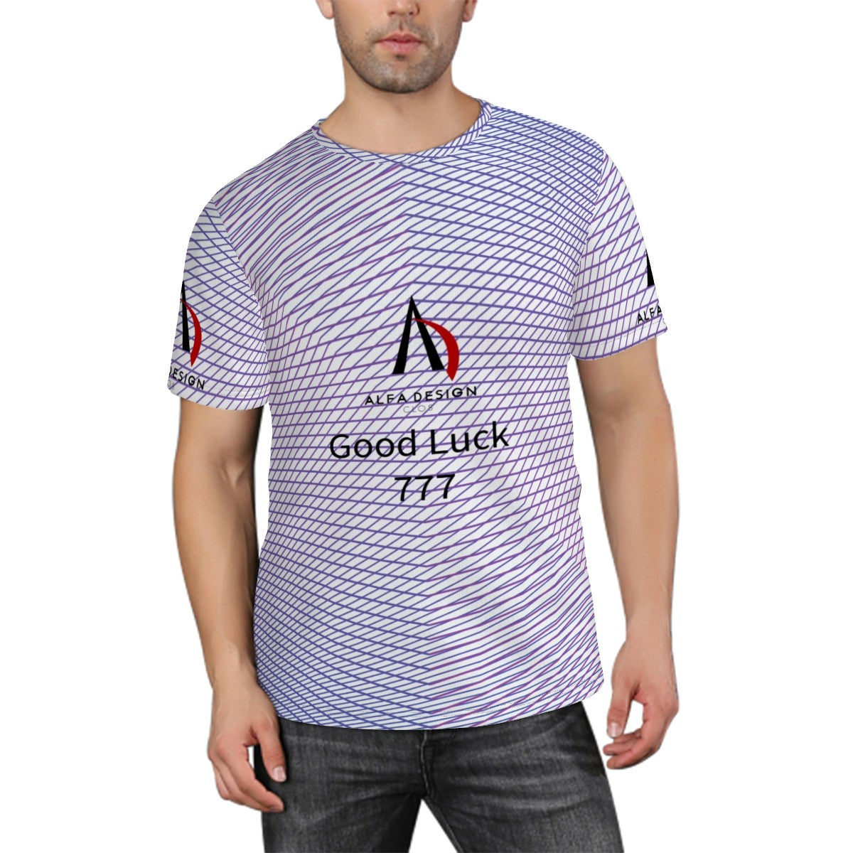 Men's ShortSleeve TShirt Customized Services ALFA   99981 ALFA  99975