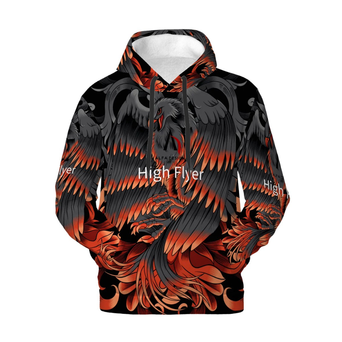 Mens Hoodie with Pockets Customized Services ALFA    555524 ALFA   RRR3 ALFA    55556