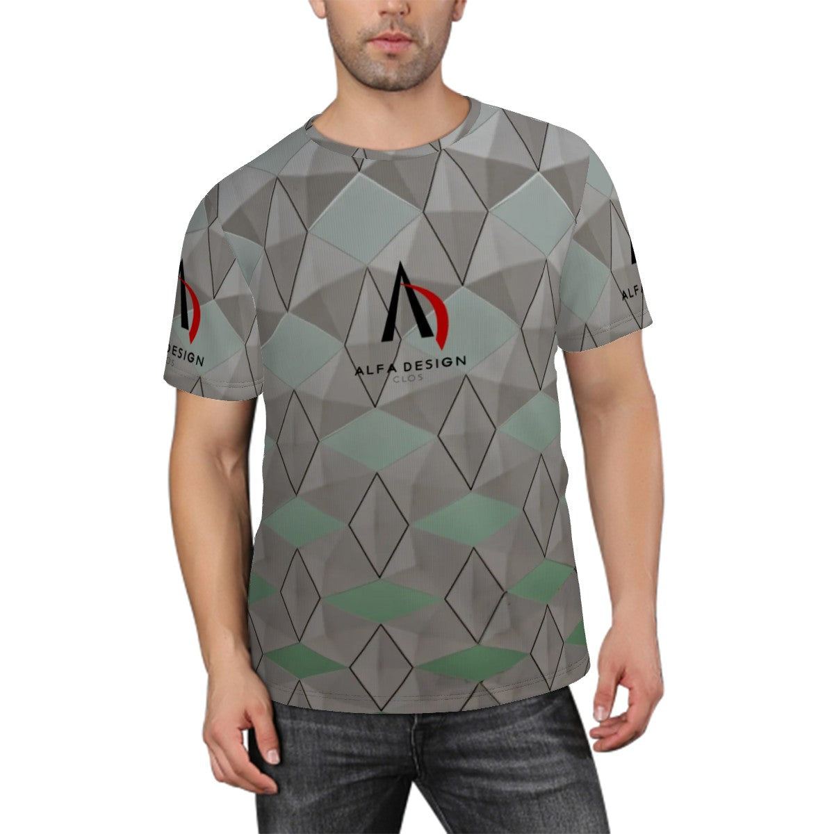 Men's ShortSleeve TShirt Customized Services ALFA   CC25 ALFA   CC23