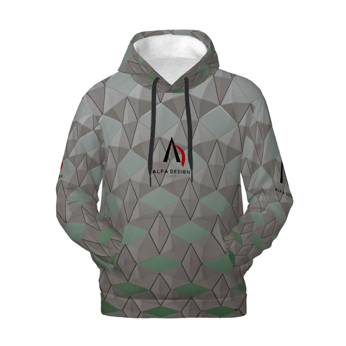 Mens Hoodie with Pockets Customized Services ALFA   CC23