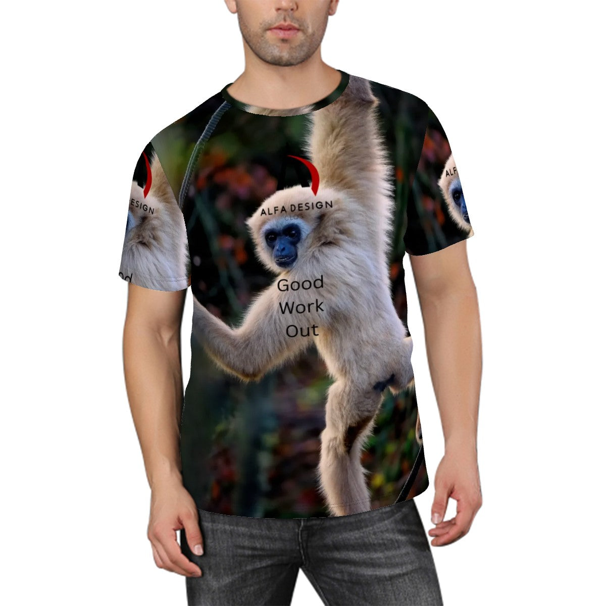 Men's ShortSleeve TShirt Customized Services ALFA   77732 ALFA    88828