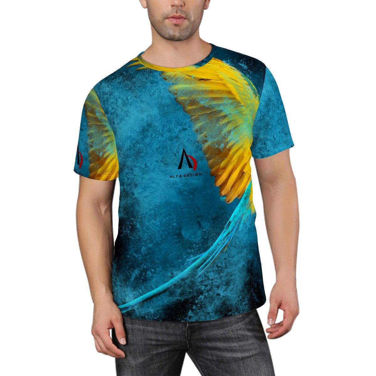 Men's ShortSleeve TShirt Customized Services ALFA    CC34 ALFA   CC37