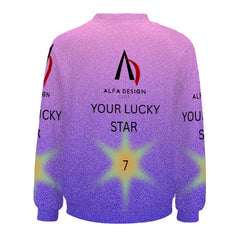 Raglan Crewneck Sweatshirts Women ALFA   777   8