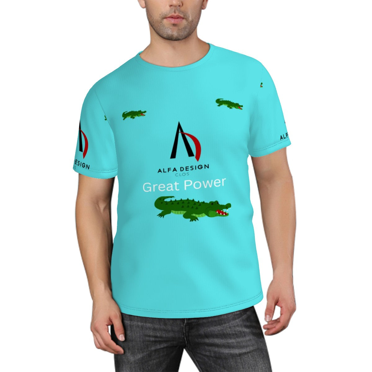 Men's ShortSleeve TShirt Customized Services ALFA   448 ALFA    4419
