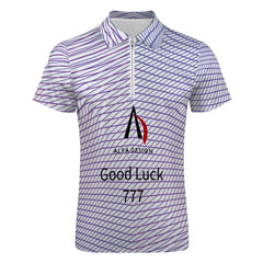 Zip Polo Shirts for Men Slim Fit ALFA   99982 ALFA   99981 ALFA  99975