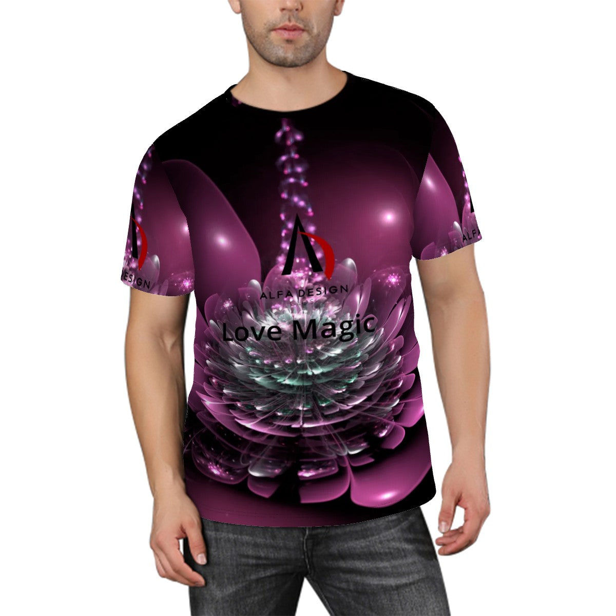 Men's ShortSleeve TShirt Customized Services ALFA   99981 ALFA  99975 ALFA   99979