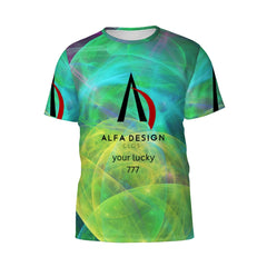 Men's ShortSleeve TShirt Customized Services ALFA   707 ALFA   7773