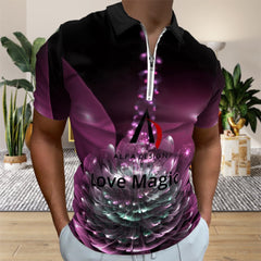 Zip Polo Shirts for Men Slim Fit ALFA   99982 ALFA   99981 ALFA  99975 ALFA   99979