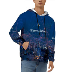 Mens Hoodie with Pockets Customized Services ALFA   555539